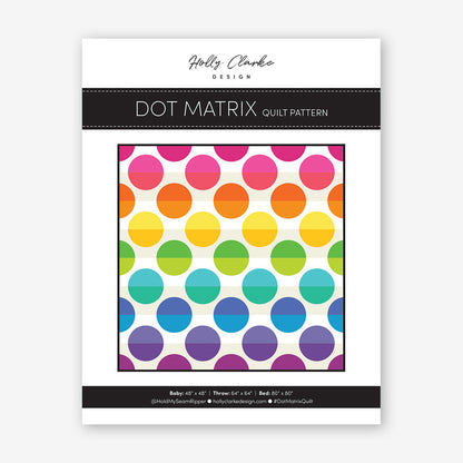 Dot Matrix Quilt Pattern