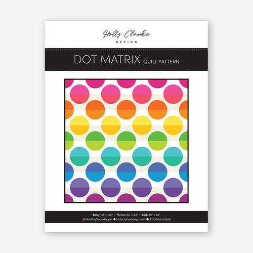 Dot Matrix Quilt Pattern