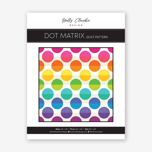 Dot Matrix Quilt Pattern
