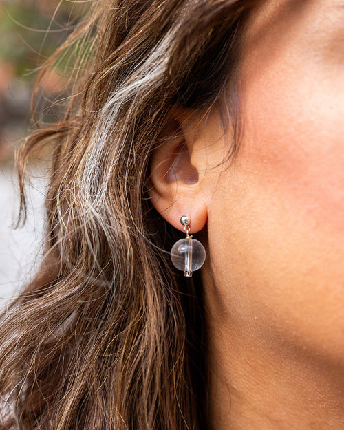 Droplet Quartz Earrings