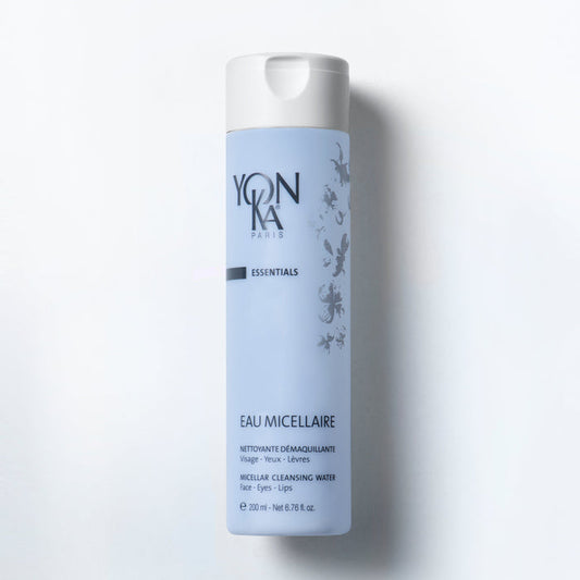 Eau Micellaire 200 ml bottle Yon-Ka Paris micellar cleansing water with sea lavender rose and chamomile