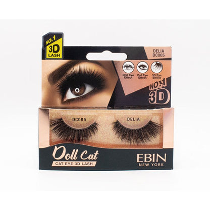 EBIN 3D Eyelash Doll Cat - 12  Kinds - Palms Fashion Inc.