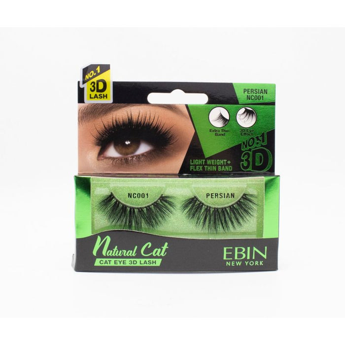 EBIN 3D Eyelash Natural Cat - 12 Kinds - Palms Fashion Inc.