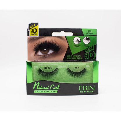 EBIN 3D Eyelash Natural Cat - 12 Kinds - Palms Fashion Inc.
