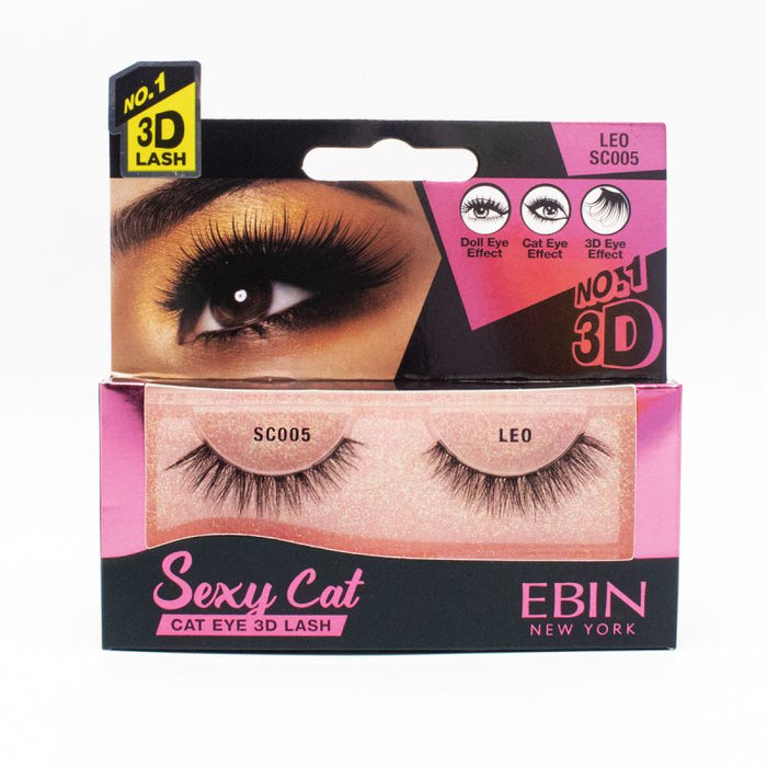 EBIN 3D Eyelash SEXY CAT - 12 Kinds - Palms Fashion Inc.