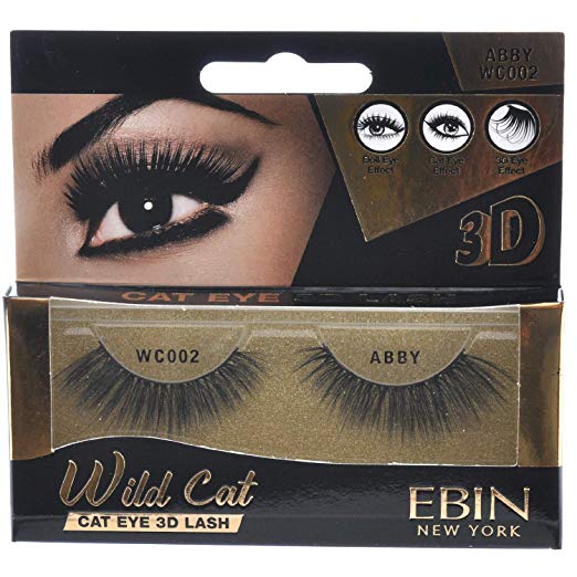 EBIN 3D Eyelash Wild Cat - 12 kinds - Palms Fashion Inc.