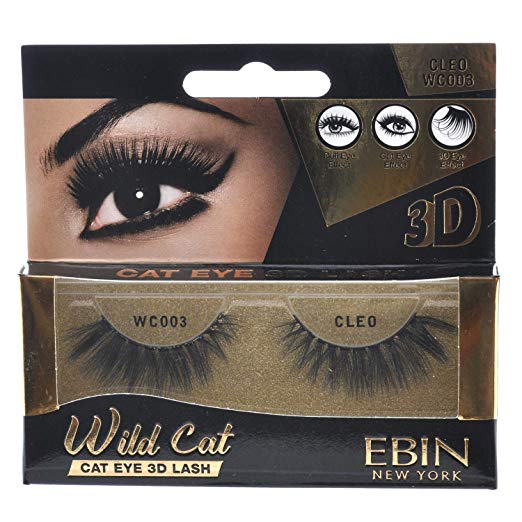 EBIN 3D Eyelash Wild Cat - 12 kinds - Palms Fashion Inc.