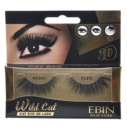 EBIN 3D Eyelash Wild Cat - 12 kinds - Palms Fashion Inc.