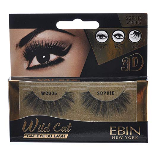 EBIN 3D Eyelash Wild Cat - 12 kinds - Palms Fashion Inc.