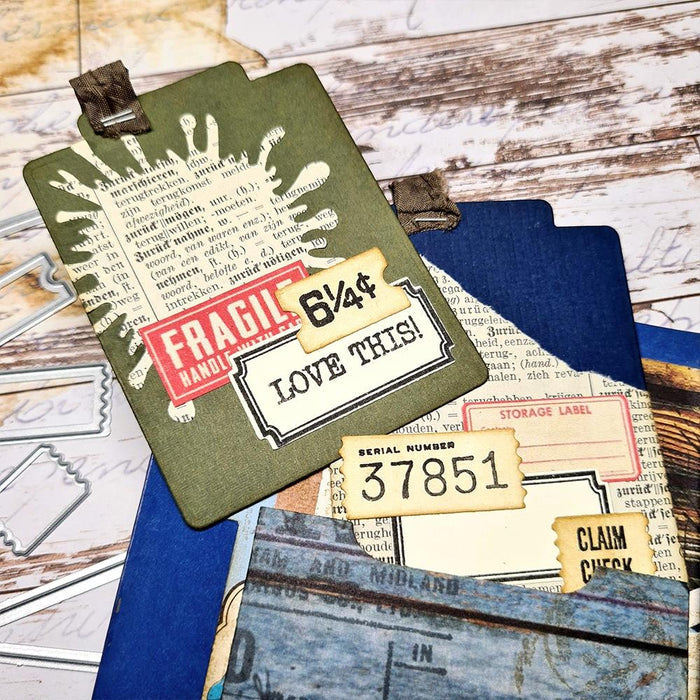 Elizabeth Crafts - Clear Stamps - Journal Dates & Months - Journal Your Life. This is a versatile stamp for a variety of occasions. Available at Embellish Away located in Bowmanville Ontario Canada. Example by brand ambassador.