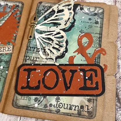 Elizabeth Crafts - Clear Stamps - Journal Dates & Months - Journal Your Life. This is a versatile stamp for a variety of occasions. Available at Embellish Away located in Bowmanville Ontario Canada. Example by brand ambassador.
