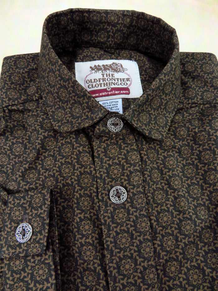 Espresso Vine Wallpaper Victorian Shirt