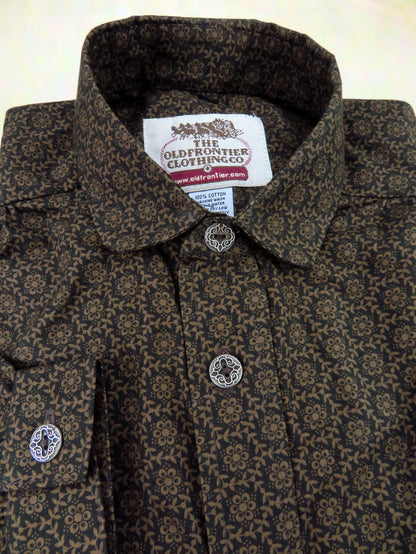 Espresso Vine Wallpaper Victorian Shirt