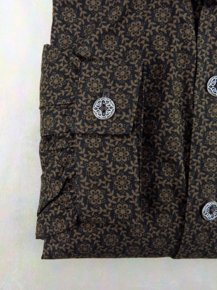 Espresso Vine Wallpaper Victorian Shirt