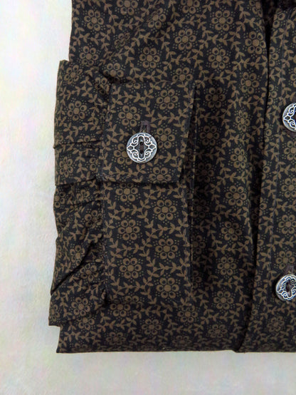 Espresso Vine Wallpaper Victorian Shirt