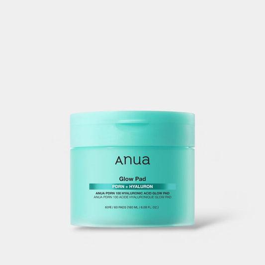 Anua PDRN 100 Hyaluronic Acid Glow Pad (60 Pads) أنوا PDRN 100 وسادة توهج حمض الهيالورونيك - Princess Cosmetics Qatar
