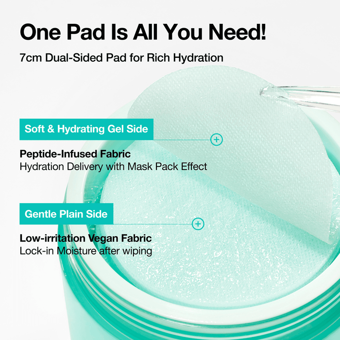 Anua PDRN 100 Hyaluronic Acid Glow Pad (60 Pads) أنوا PDRN 100 وسادة توهج حمض الهيالورونيك - Princess Cosmetics Qatar