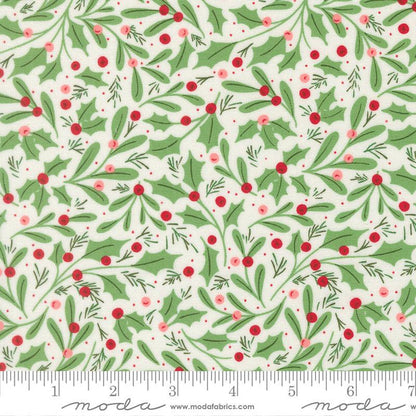 F3152 - Merrily on High - Christmas Holly - Snow