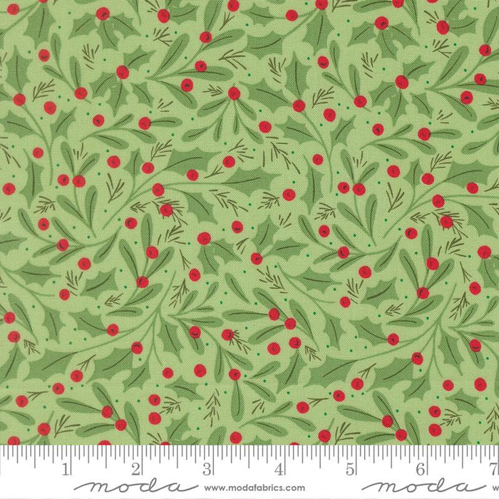 F3154 - Merrily on High - Christmas Holly - Evergreen