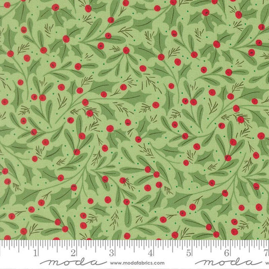 F3154 - Merrily on High - Christmas Holly - Evergreen