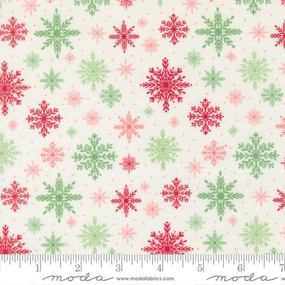 F3161 - Merrily on High - Christmas Snowflake - Snow