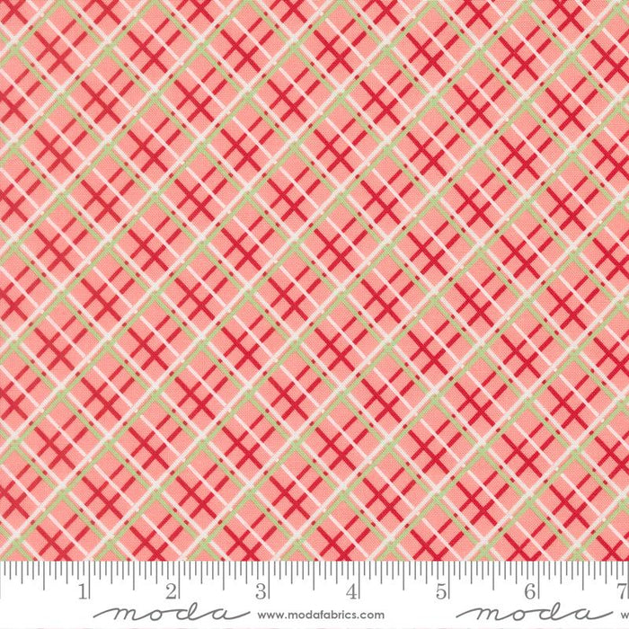 F3163 - Merrily on High - Christmas Plaids - Blush