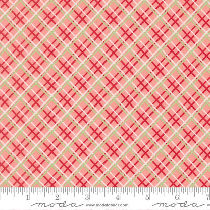 F3163 - Merrily on High - Christmas Plaids - Blush