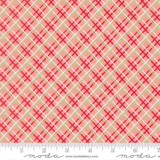 F3163 - Merrily on High - Christmas Plaids - Blush