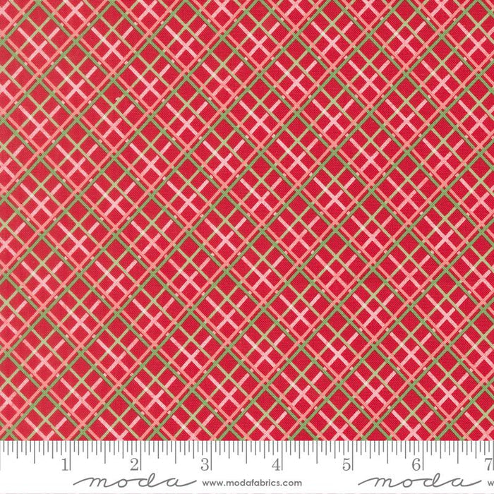 F3164 - Merrily on High - Christmas Plaids - Christmas Red