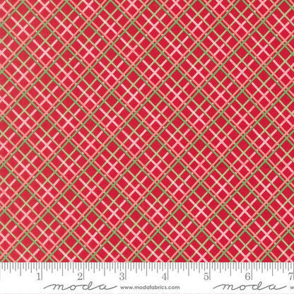 F3164 - Merrily on High - Christmas Plaids - Christmas Red