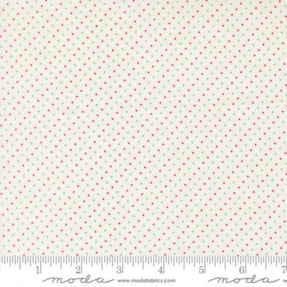F3165 - Merrily on High - Festive Dots - Snow