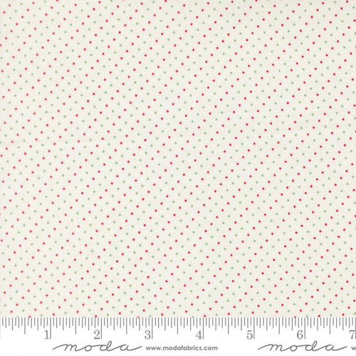 F3165 - Merrily on High - Festive Dots - Snow