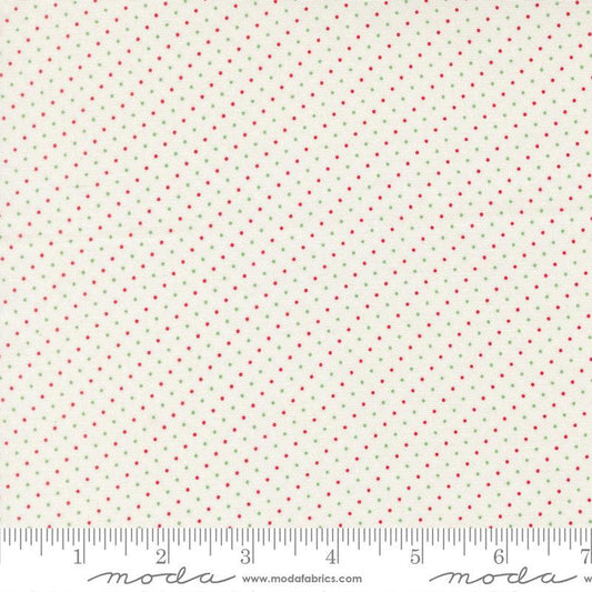 F3165 - Merrily on High - Festive Dots - Snow
