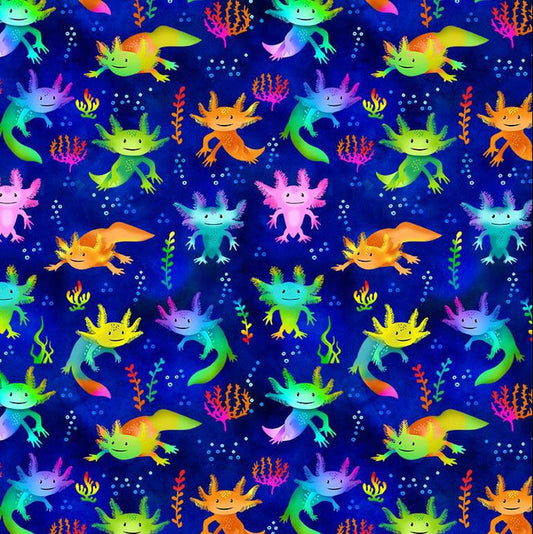 F3173 - Underwater Paradise - Axolotl Salamanders