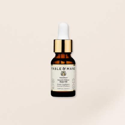 Fable & Mane Smooth & Shine Hair Oil — Lightweight UV & Frizz Protection for Fine Hair (14.4 ml)