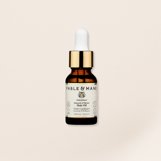Fable & Mane Smooth & Shine Hair Oil — Lightweight UV & Frizz Protection for Fine Hair (14.4 ml)