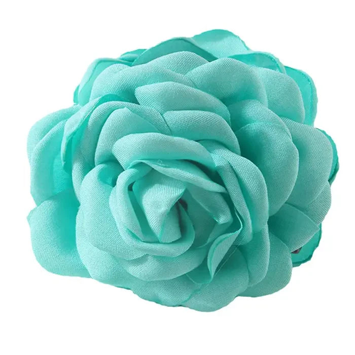 Fabric Rose Hair Clip