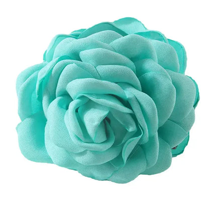 Fabric Rose Hair Clip