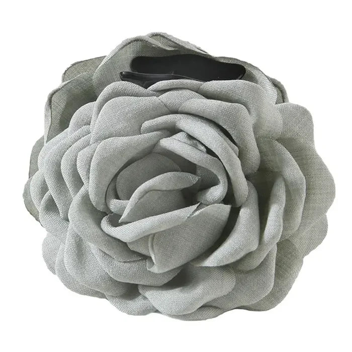 Fabric Rose Hair Clip