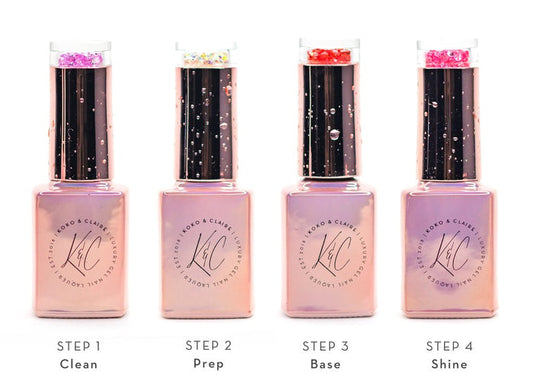 Fashionista Foundations - Mani Kit (4 bottles)