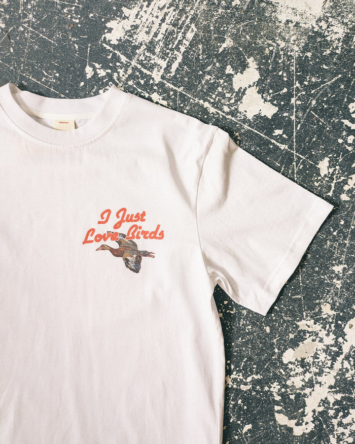 Feathers T-Shirt - White