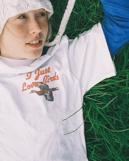 Feathers T-Shirt - White