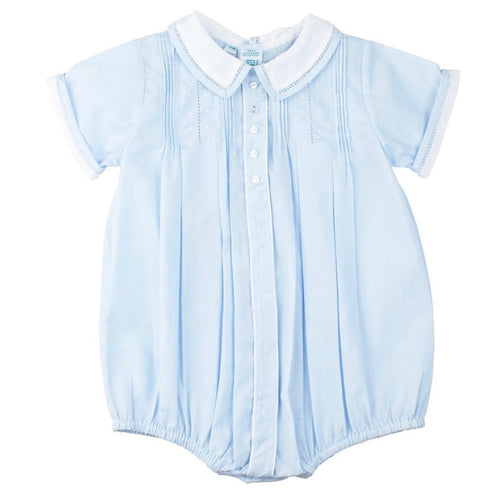 Feltman Blue Button Front Creeper