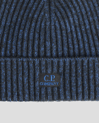 Fleece Knit Beanie Riviera - Blue