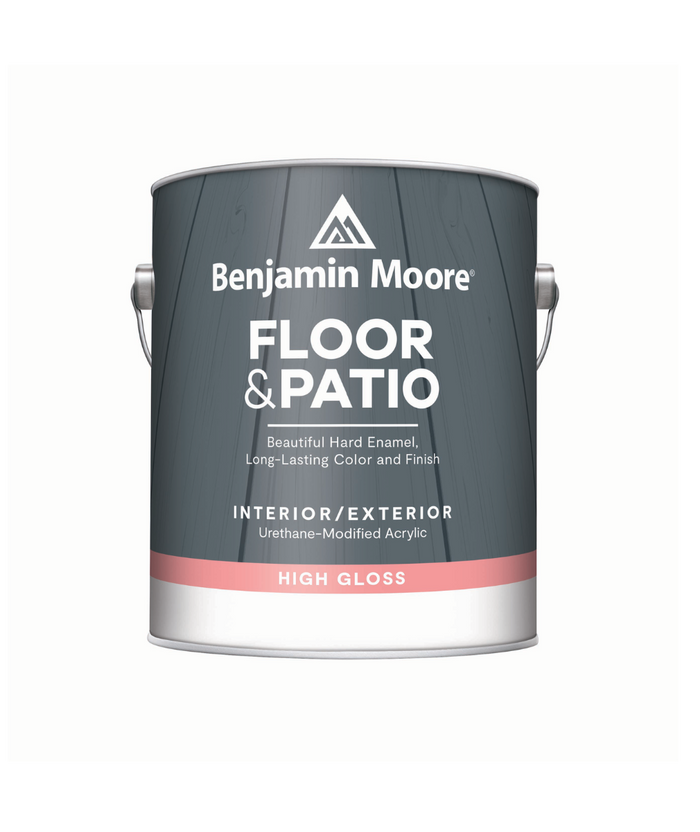 Benjamin Moore floor and patio high gloss Interior Paint available at Clement's Paint.