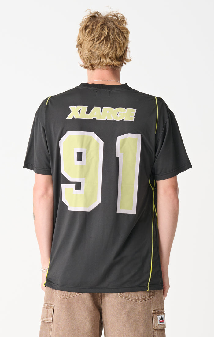 Football Short Sleeve Jersey - Black