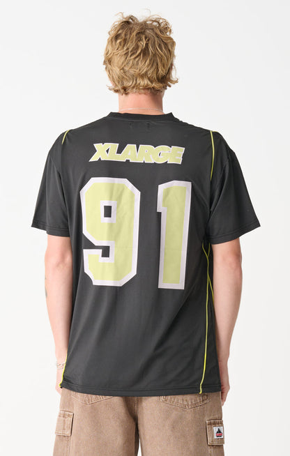 Football Short Sleeve Jersey - Black