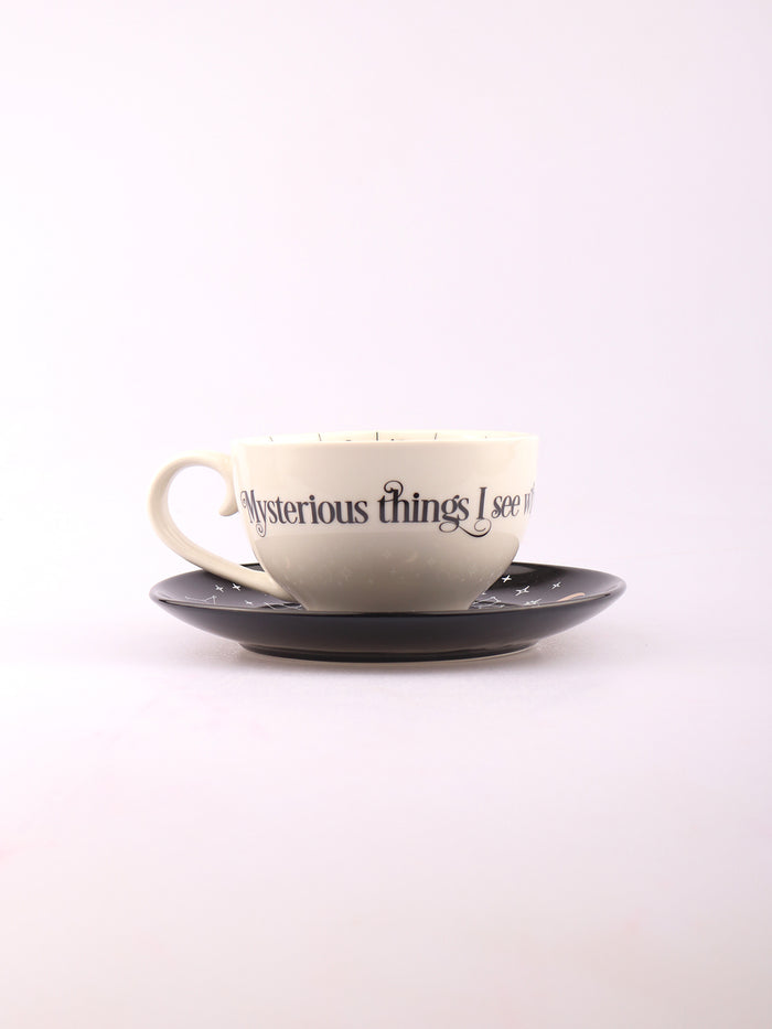 Fortune Telling Ceramic Teacup | One Colour-Image 2
