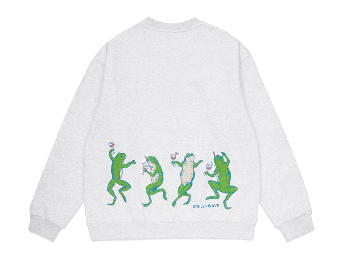 Froggy Shiraz Crewneck Jumper - Ash Grey