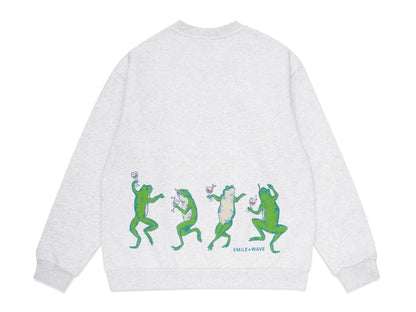 Froggy Shiraz Crewneck Jumper - Ash Grey